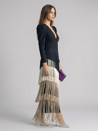 Salvia | Vestido Flecos