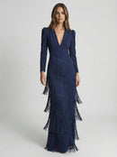 Salvia | Vestido Flecos