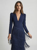 Salvia | Vestido Flecos