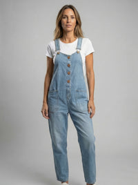 Rocio™ - Mono vaquero casual con hebilla ajustable.