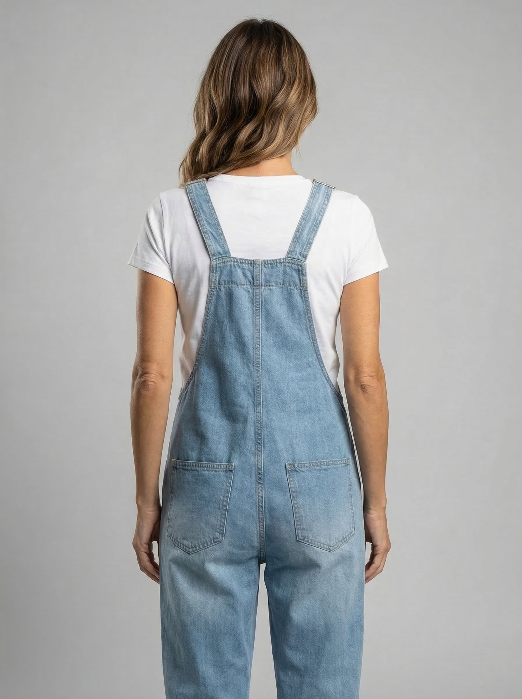 Rocio™ - Mono vaquero casual con hebilla ajustable.