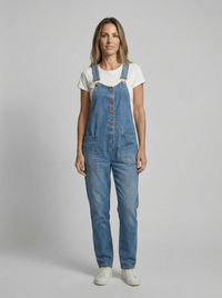 Rocio™ - Mono vaquero casual con hebilla ajustable.