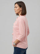 Indie | Blouse à volants et col en V