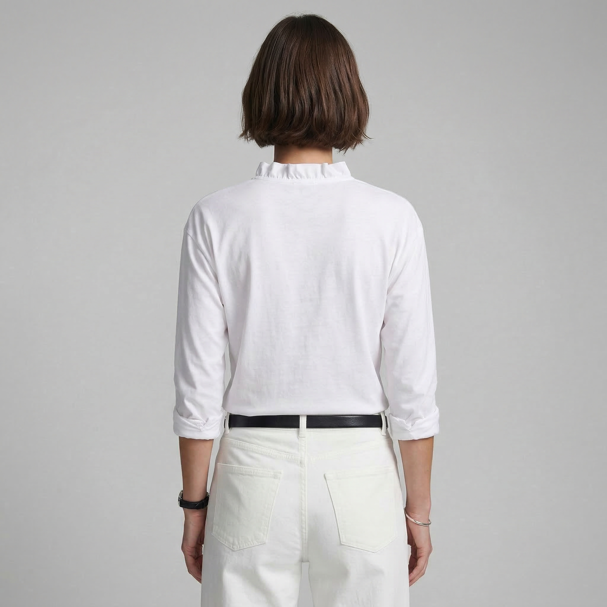Indie | Blouse à volants et col en V