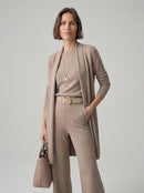 Ensemble Elena - cardigan long, top et pantalon.