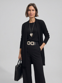 Ensemble Elena - cardigan long, top et pantalon.