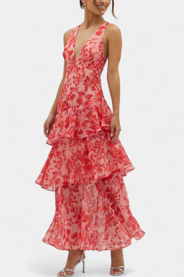 Dimanche | Robe gaze en V