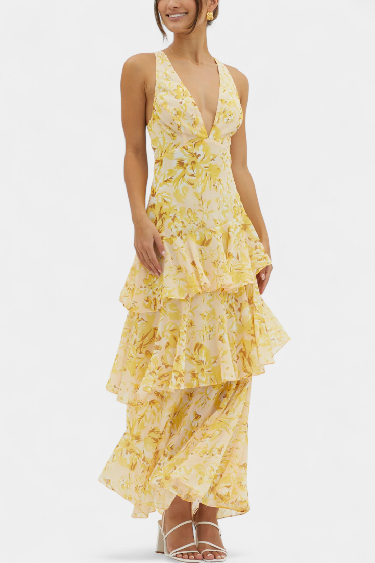 Dimanche | Robe gaze en V