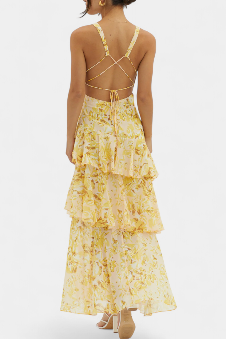Dimanche | Robe gaze en V