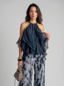 Élise | Ensemble élégant et léger avec top fluide et pantalon large