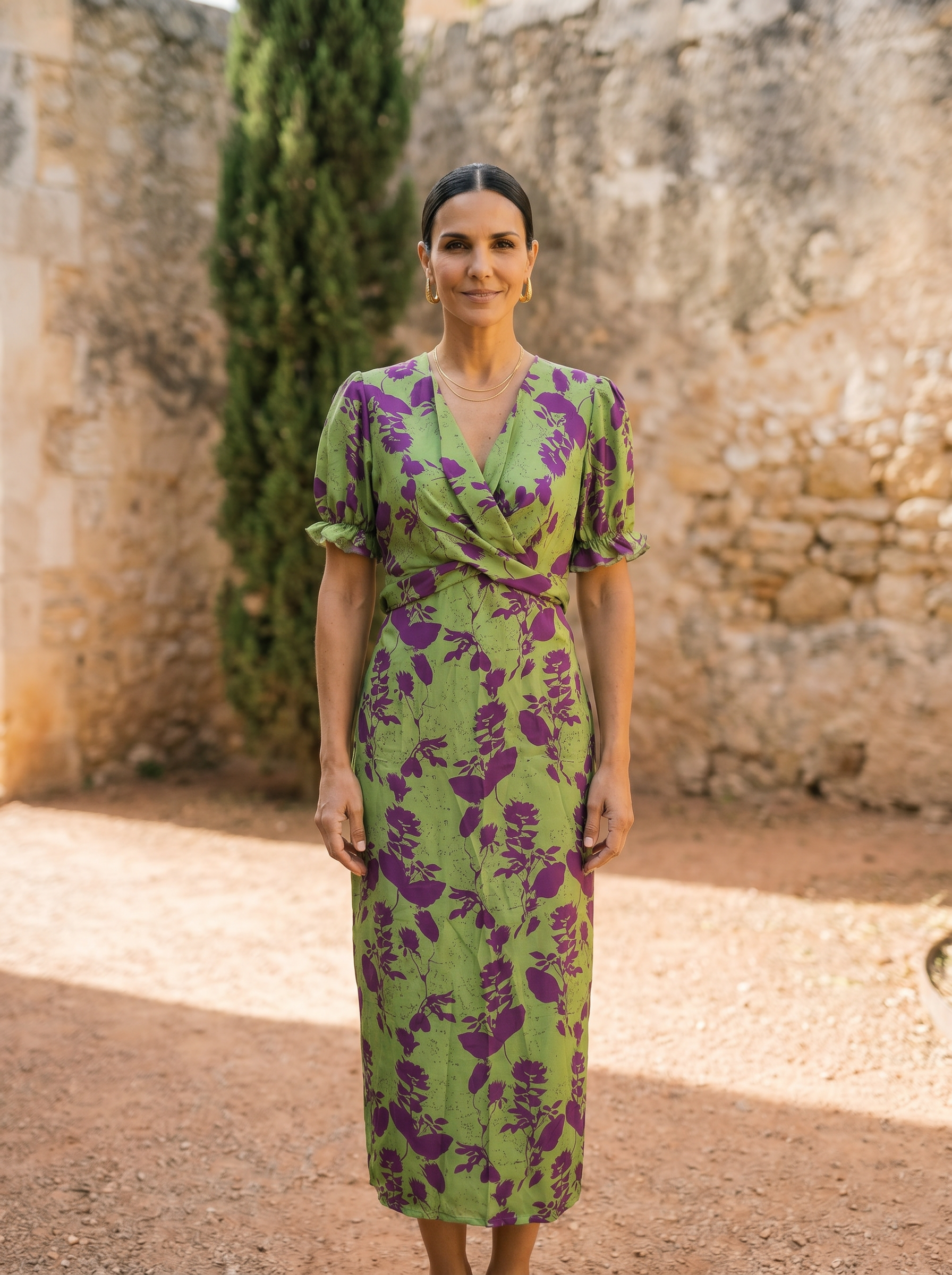 Andrea | Robe de printemps imprimée