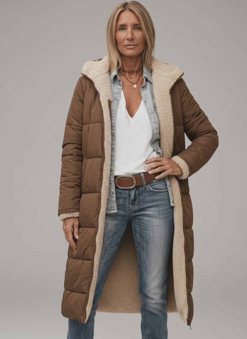 Malena | Chaqueta Larga Reversible