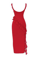 Ariela | Vestido Largo Con Volantes