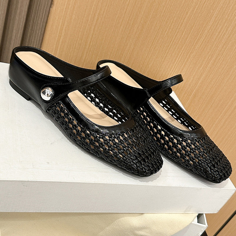 Berta | Mules Mary-Jane Sin Talón