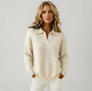 Olivia™ | Suéter de punto suave con cuello