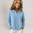 Olivia™ | Suéter de punto suave con cuello