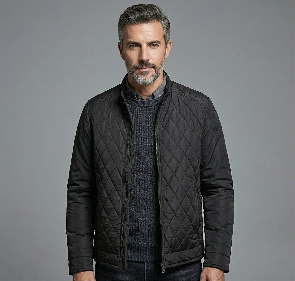 Álvaro | Chaqueta acolchada ligera con cremallera