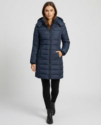 Abrigo Elegamma | con capucha y cremallera