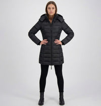 Abrigo Elegamma | con capucha y cremallera