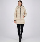 Abrigo Elegamma | con capucha y cremallera