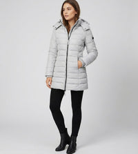 Abrigo Elegamma | con capucha y cremallera