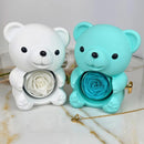 Oso eterno y collar personalizado